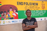 Kwaku Asante Afful, a polio survivor