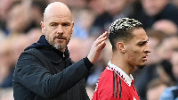 Erik ten Hag, kocin Manchester United da dan wasa Antony