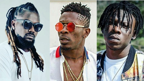 Samini, Shatta Wale and Stonebwoy