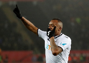 Ayew has scored 2 goals in the EPL this season