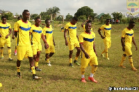 Hearts have held their first training session at Pobiman