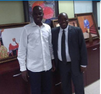 Haruna Iddrisu, Minority Leader (L) with Akilu Sayibu. Deputy CEO of GEPA