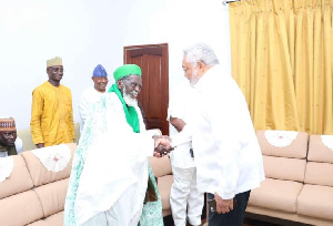 Former President Rawlings called on Chief Imam, Sheikh Sharabutu to pray against such impunity