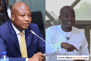 Okudzeto Ablakwa and Kennedy Agyapong