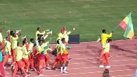 Team Ghana at a recent African Games