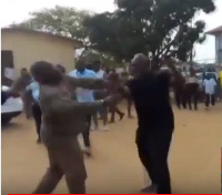 Sam George was slapped by a National Security operative during the Ayawaso West Wuogon by-election