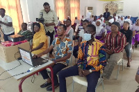 Some of the participants at the training