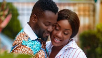 Adjetey Anang and wife, Elom