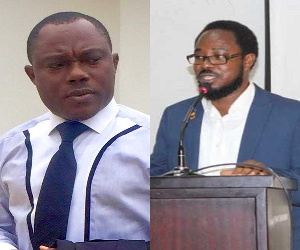 Associate Professor of political science, Ransford Gyampo and Political Strategist, Dr Kobby Mensah