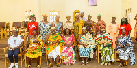 Professor Naana Jane Opoku-Agyemang [M] in a group photo