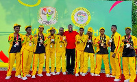 Ghana won eight gold medals, 19 silver and 14 bronze in Armwrestling