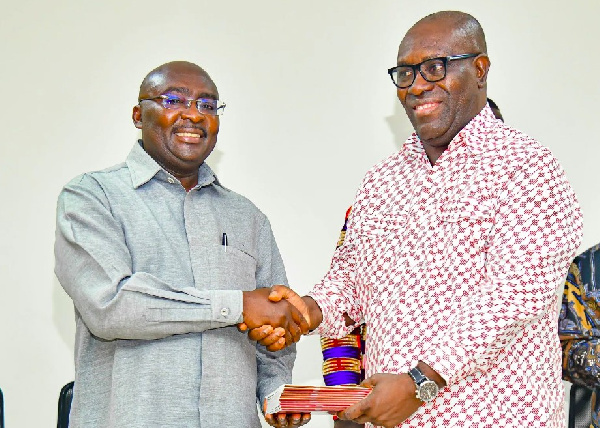 Dr. Mahamudu Bawumia and Dr. Anthony Yaw Baah