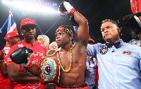 Isaac Dogboe won WBO super-bantamweight world title after beating Jessie Magdaleno