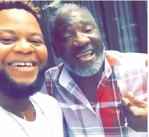 Late Ebony's father, Opoku Kwarteng (right)