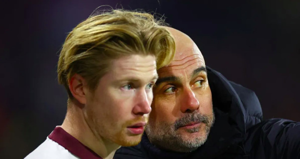 Kevin de Bruyne and Pep Guardiola have won 17 major trophies together at Manchester City