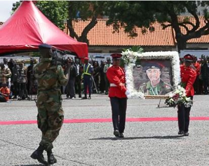 The late Captain Maxwell Mahama was laid to rest on Friday, June 9