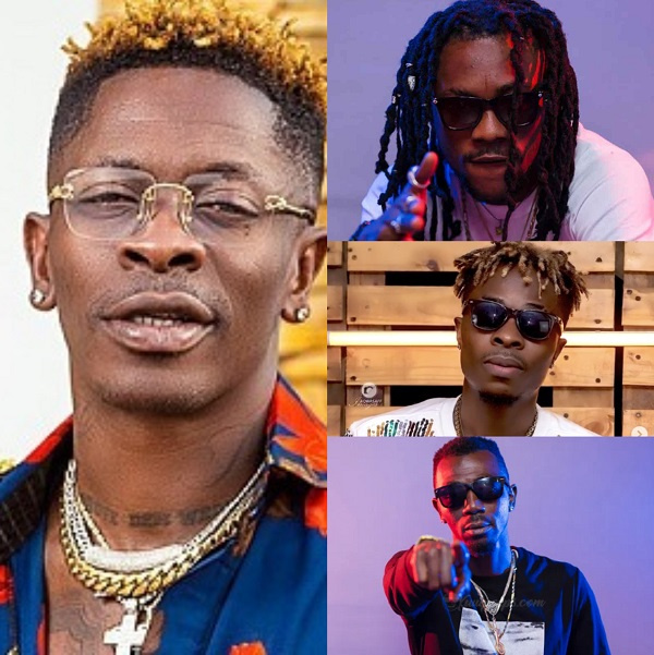 Dancehall artiste, Shatta Wale and the former SM Militants