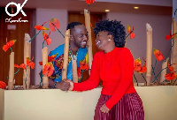 Rapper Okyeame Kwame and his wife Annica