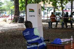 Journalists, security forces and other essential workers are voting today