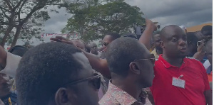 A screengrab of Justin Frimpong Kodua, Alexander Afenyo Markin and Ntim Fordjour