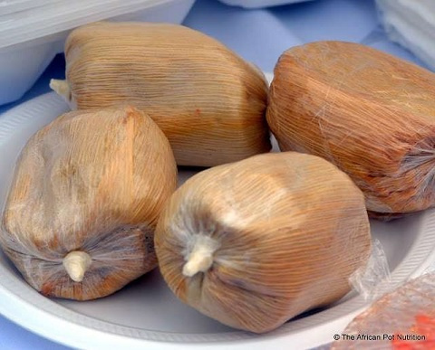 Kenkey is a local Ghanaian food