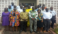 The Assembly Members franked with Mr. J.D. Awuah