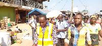 DCE for Ellembele District, Kwasi Bonzoh in a vest