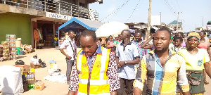 DCE for Ellembele District, Kwasi Bonzoh in a vest