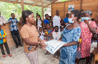 Mrs. Donkoh advised the pregnant women, to sleep under insecticide treated nets