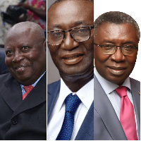 Martin Amidu (L) Andy Appiah-Kubi (M) Prof Frimpong-Boateng (R)