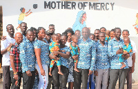 Kasena-Nankana West District office of NABCO made a donation to the Mother of Mercy Babies Home