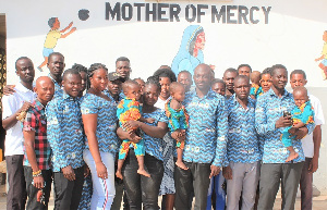 Kasena-Nankana West District office of NABCO made a donation to the Mother of Mercy Babies Home