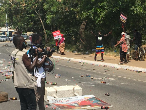 The NDC supporters took over the streets to destroy property and deprive citizens of peace of mind