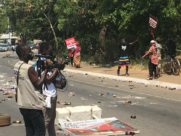 The NDC supporters took over the streets to destroy property and deprive citizens of peace of mind