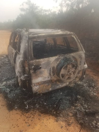 Chief Inspector Timothy Nartey's vehicle