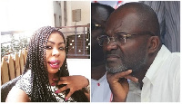 Afia Schwarzenegger and Kennedy Agyapong