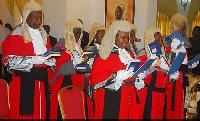 File Photo: Some judges swearing an oath