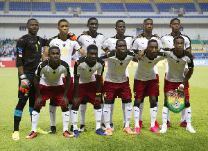 Black Starlets squad at the African U17 Nations Cup.