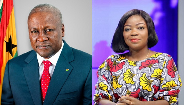 Former President, John Dramani Mahama and Vim Lady