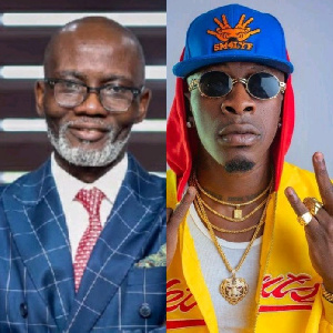 Gabby Otchere-Darko and Shatta Wale