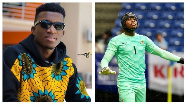 Highlife musician, Kofi Kinaata and Black Stars goalkeeper, Manaf Nurudeen