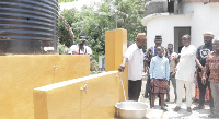 CCF boss and some participants at the commissioning of the newly borehole