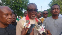 Prof. Richard Kofi Aseidu and some NDC executives