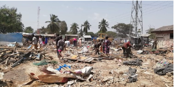 About 600 Liberian nationals no longer have places to stay due to the demolition