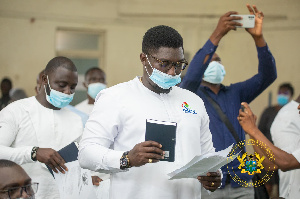 Members of the committee taking their oath