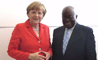 President Nana Addo Dankwa Akufo-Addo and Chancellor Angela Merkel