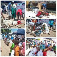 Some orphans, widows and widowers were fed as part of Eid-ul-Adha festivity