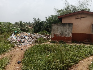 Tarkwa Banso Community refuse dump