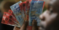 The Ghana cedi has slightly shot up against the dollar