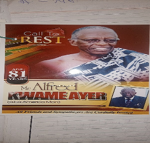 Alfred Kwame Ayer, Deceased